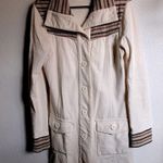 prAna 100% cotton Rowen Knit Button Front Jacket Coat Medium Photo 3