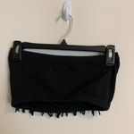 Black Fringe Tube Top Womens One Size Fits Most See Measurements in Description Photo 2