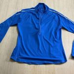 Athleta Half Zip Reflective Running Wild Reflective Top Blue 243315 Size XL Photo 0