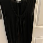 🔵 Women’s Black sleeveless tunic top size Small Photo 4