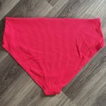 Old Navy  Pink Ribbed Bikini Bottom 4X Womens Stretch Photo 1