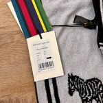 Paul Smith NWT  Black White Scarf Cashmere Wool Zebra Knit Scarf Made in Italy Photo 4