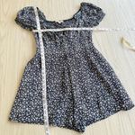 LA Hearts L.A. Hearts Women's Size Small Blue White Floral Romper Photo 3