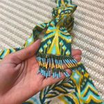 Farm Rio  Tropical Tapestry Halter Linen Maxi Dress Photo 5