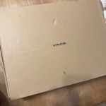 Vince  NY Beverly Wedge Leather Boots Size 8.5 Black- NEW In Box with dust bag! Photo 14