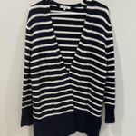 Madewell  Blue and White Striped Oversized Cardigan Sweater Size XXS EUC Photo 2