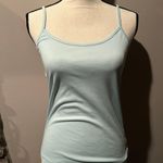 See Through 1/2 Sleeve Blouse with Matching Tank Blue Size XS Photo 4