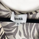 Leota Womens Perfect Wrap Zebra Safari Dress 3/4 Sleeve Beige Plus Size 1X Photo 6