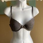 Gap Body favorite uplift 32 D gray lace bra slight push up Photo 0
