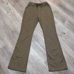 Princess Polly  Plaid Brown Tan Pull On Pants 6 Fall Autumn High Rise Photo 1