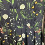 Roolee  Medium Dress Midi Navy Floral Long Sleeve Keyhole Detail Cottage Women’s Photo 2