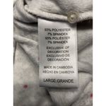 Nautica Womens 2 Pc Pajama Set Snowflakes Gray/White Size Large Photo 2