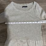 American Eagle Outfitters Women Light Gray Long Sleeve Fit & Flare Dress Size S Photo 12