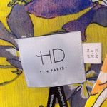Anthropologie HD In Paris Yellow Floral Sun Garden Blouse Women's Size 0 Photo 4