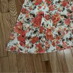 Arizona Womens Sarah  Side Zip Linen Flared A-Line Skirt Size M Built in Slip Photo 4