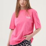 Ganni Logo Short Sleeve T-shirt Photo 0