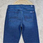 7 For All Mankind Women’s Charlize Jeans Flare Mid Rise Stretch in Dark Wash 30 Photo 7