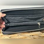 Steve Madden Zip Around Wallet Wrislet Black Photo 3
