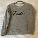 Draper James  Gray Faith Sweatshirt Photo 0