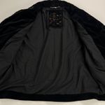 Chico’s Black Velvet Floral Tribal Folk Studded Jacket Size 12 (Chico’s 2) Photo 11