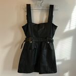We Wore What  Vegan Leather Romper Photo 4