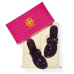 Tory Burch Miller Patent Leather Sandals, Purple Moon, 9.5 (US) Photo 1