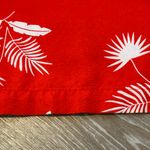 st. john's bay Sleeveless Jumper Jumpsuit Sz PL P L Red Tropical Print Photo 9