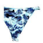 Royalty By Maluma Bikini Bottoms Cheeky Cut Camo Print High Quality Blue XL NWT Photo 6