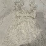 Lost + Wander white floral mini dress Photo 2