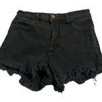 NYDJ  TUMMY TUCK JEANS BLACK DENIM SHORTS SIZE 6 GUC #4073 Photo 0