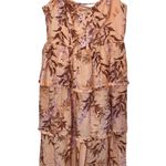 House of Harlow 1960 Linen Blend Floral Midi Dress Size Small Photo 2