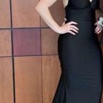 Boutique Prom Evening Dress Black Silk Photo 1