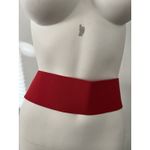 Ann Taylor 80s Wide Waist Belt Patent Leather M/L Retro Glam Holiday Occasion Photo 3