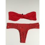 Volcom New.  red teeny bikini. Photo 7