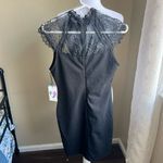 Iris black lace top sheath fitted mini dress | small Photo 3