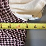 J.Crew  Tweed Front Tee Shirt Womens XS Cotton Silk Short Sleeve Ivory Pink Black Photo 2