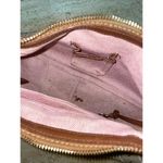 Dooney & Bourke Vintage Dooney Bourke Brown Signature‎ Canvas Leather Bucket Satchel Handbag Photo 6