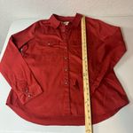 Shyanne  Women’s Solid Long Sleeve Button Down Stretch Riding Shirt Size Large Photo 6