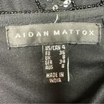 Aidan Mattox Beaded Flapper Cocktail Dress – Black Size 4 Photo 4