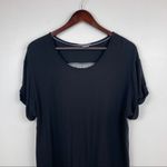 Vince Women’s Colorblock Black/Gray Shift Dress Size S Soft Comfy Lagenlook Photo 3