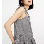 Madewell Ruffle Strap Cami Black & White Gingham Plaid Tank Top 4 Photo 2