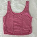 Pac Sun Pink Ribbed Tank Top-Size M Photo 0