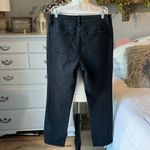 st. john's bay  Jeans Straight Leg Vintage Washed Out Black Womens 12S Photo 4