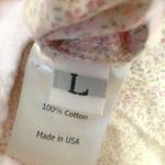 La Ligne Kate Floral Midi Dress With Shoulder Ties Cherry Red Size Large Photo 3