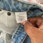 Carmar Blue Denim Mini Skirt with White Accents Size 25 Photo 8