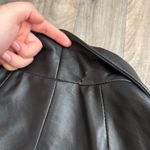 Vintage Jaclyn Smith retro y2k black Leather Blazer Jacket Size M Photo 6