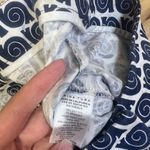 Trina Turk Snails Pace Navy And White Geometric Mini Shorts Cotton Resort Sz 4 Photo 3