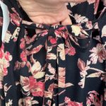 Vintage‎ Y2K Starina Fairy Maxi Dress Dark Romance Black Pink Floral Cotton sz M Size M Photo 7