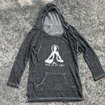 “Dog is my Zen” Tunic Hoodie Black Photo 3