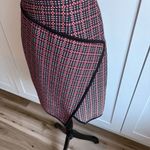 Shoshanna  Women's Size 4 Plaid Tweed Asymmetrical Knee Dress Multicolor Photo 4